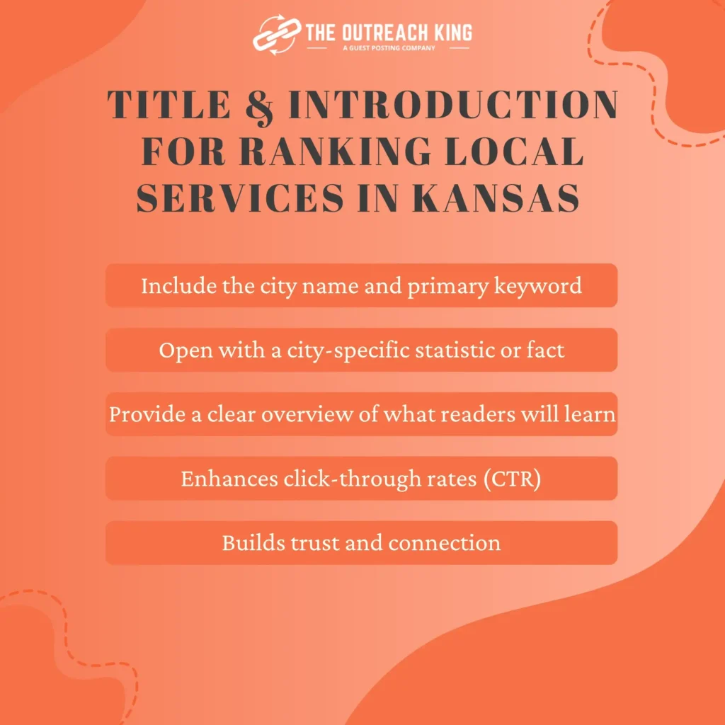 Title & Introduction for Ranking Local Services in Kansas